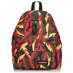 Eastpak PADDED PAK'R 24L for Sacs à dos Couleur Kaki / Jaune / Rouge
